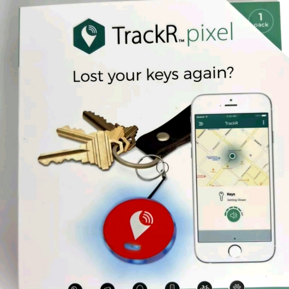 TrackR Pixel - Bluetooth Tracking Device. Key Tracker. Phone Finder. Walllet NIB